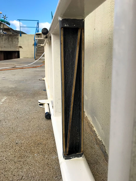 Teak coated
